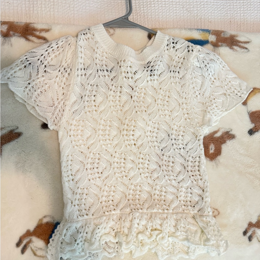 Divided by H&M Cream Lace Blouse